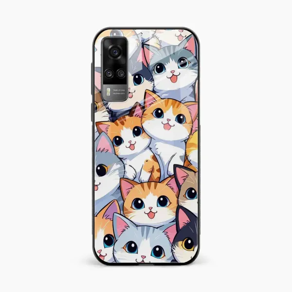 Cute Cat Vivo Y51a Back Cover
