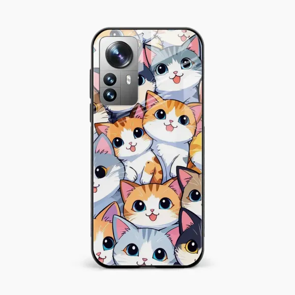 Cute Cat Xiaomi Mi 12 Pro Back Cover
