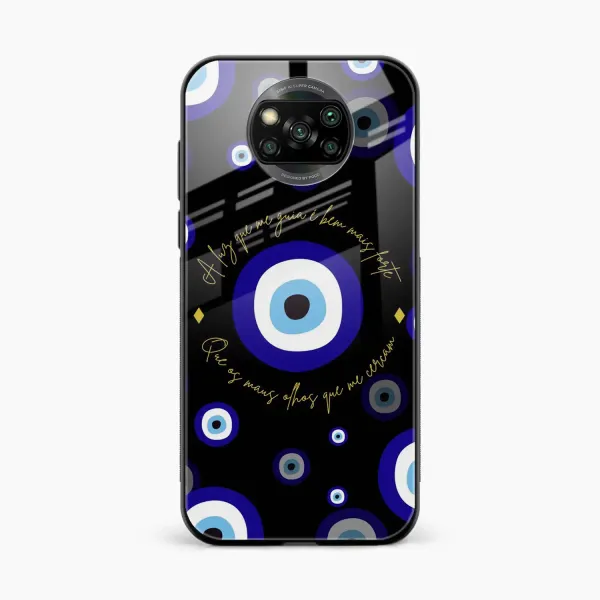 Evil Eye Poco X3 Back Cover