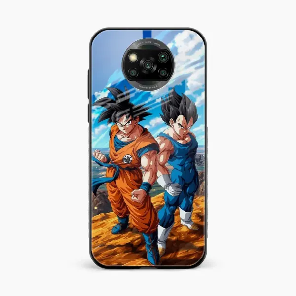 Goku And Vegeta Poco X3 Back Cover