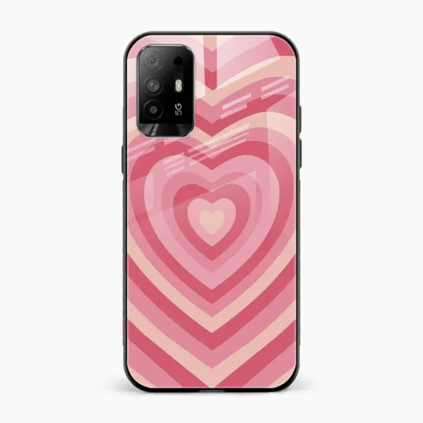 Heart Oppo A95 5G Back Cover