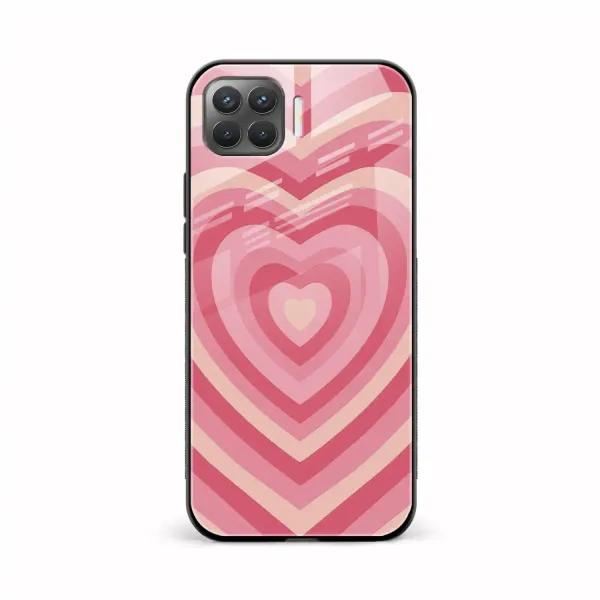 Heart Oppo F17 Pro Back Cover