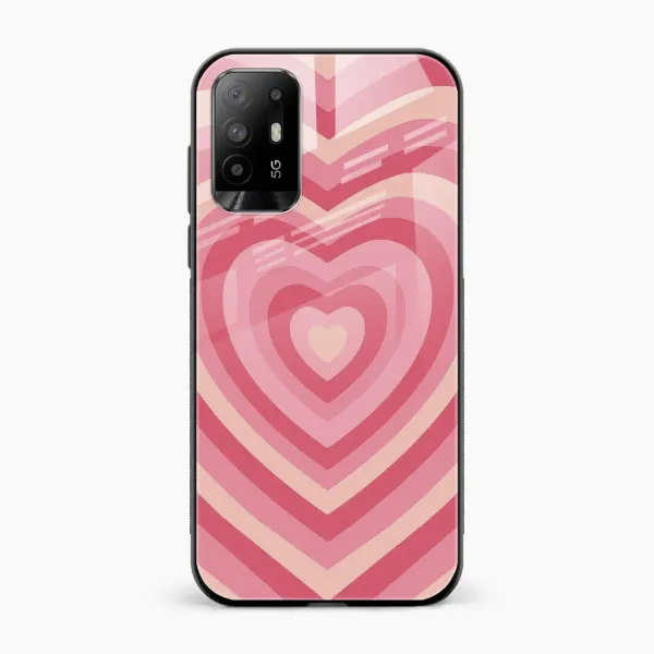 Heart Oppo F19 Pro Plus Back Cover