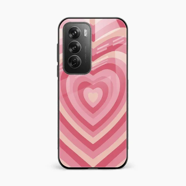 Heart Oppo Reno 12 5G Back Cover