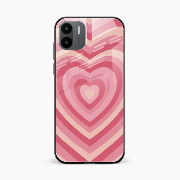 Heart Redmi A2 Back Cover