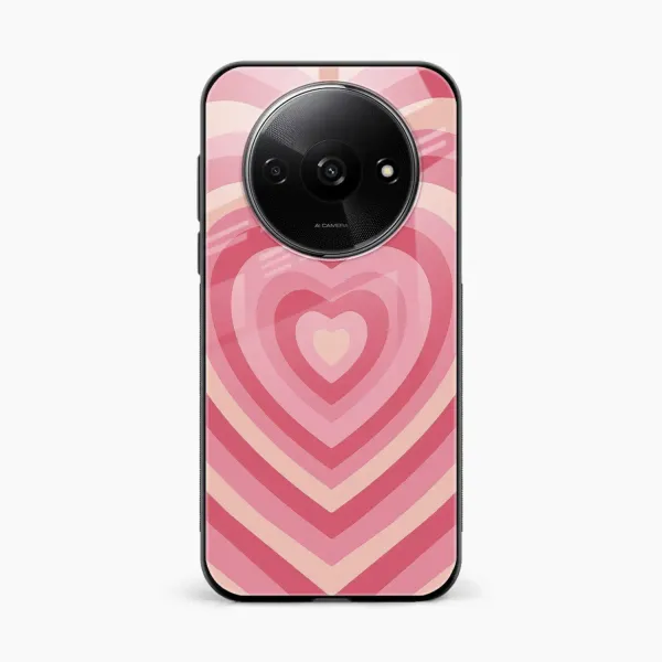 Heart Redmi A3 Back Cover