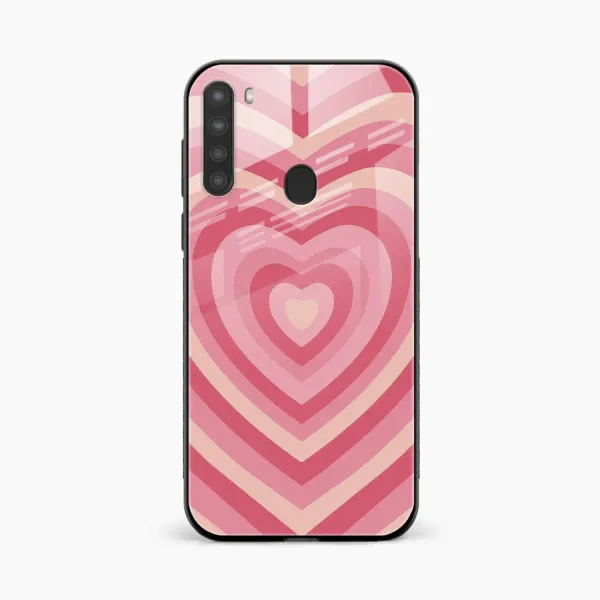 Heart Samsung A21 Back Cover