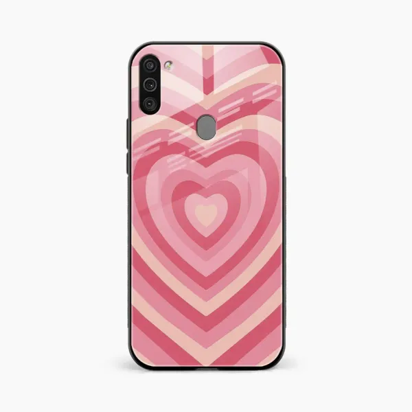 Heart Samsung M11 Back Cover