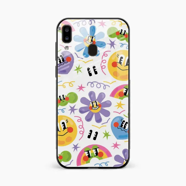 Scribble Samsung A20 Back Cover