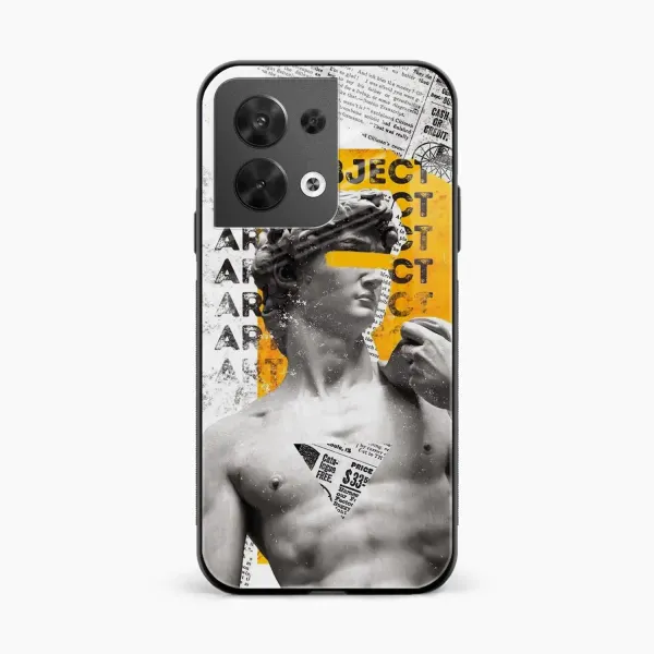 Sculpture Oppo Reno 8 Back Cover
