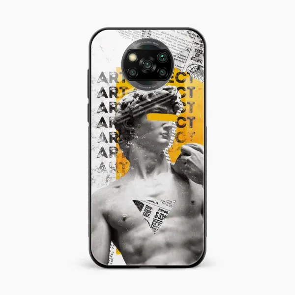 Sculpture Poco X3 Back Cover