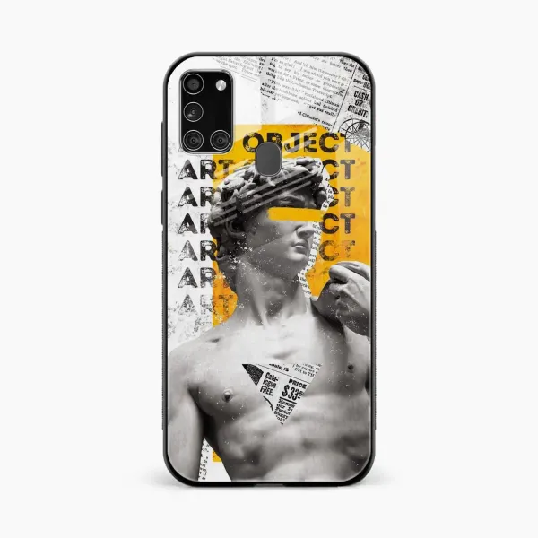 Sculpture Samsung A21s Back Cover