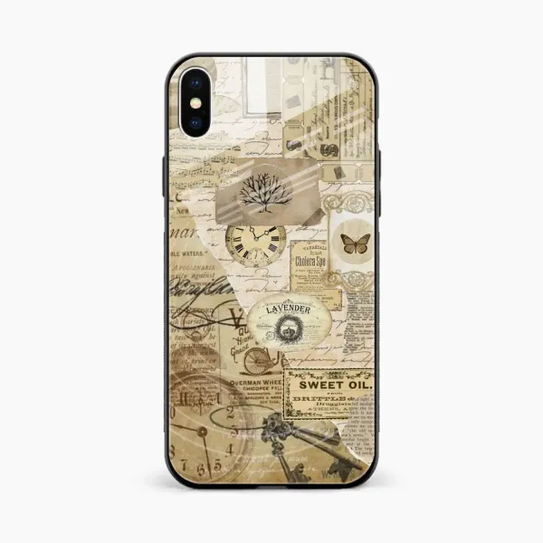 Vintage iPhone XS Back Cover