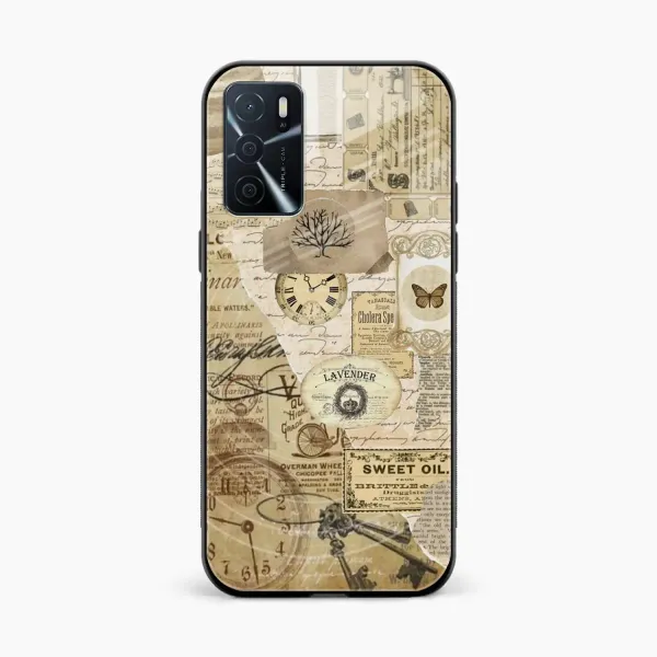 Vintage Oppo A16 Back Cover