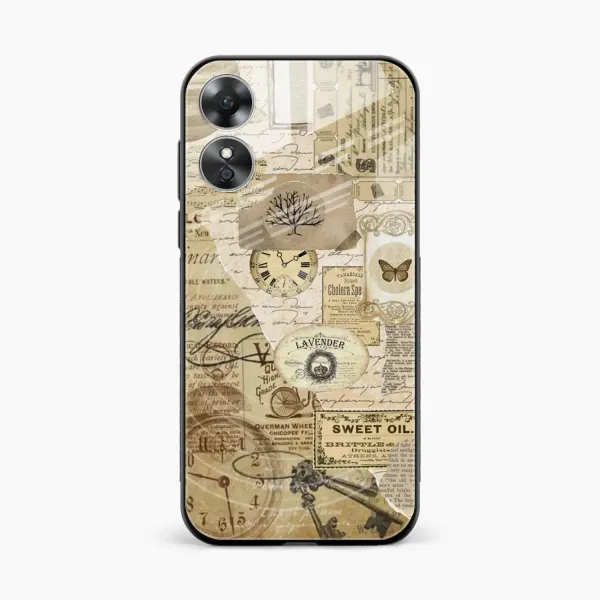 Vintage Oppo A17 Back Cover