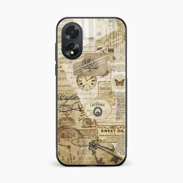 Vintage Oppo A38 Back Cover