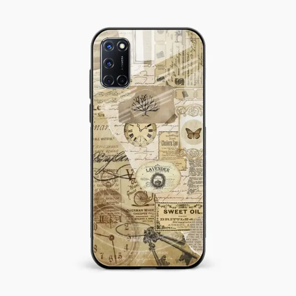 Vintage Oppo A52 Back Cover