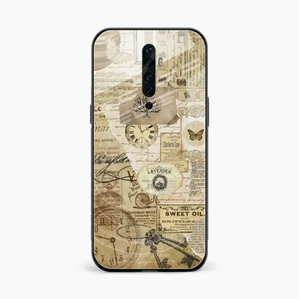 Vintage Oppo Reno2 F Back Cover