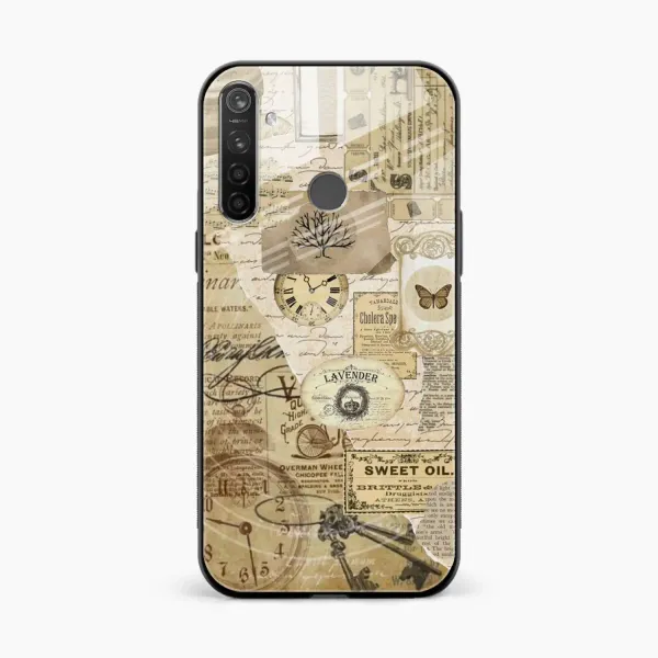 Vintage Realme 5i Back Cover