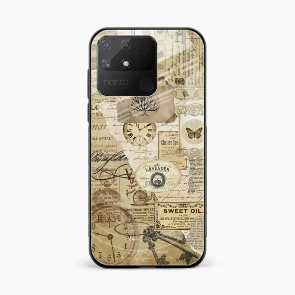 Vintage Realme Narzo 50a Back Cover