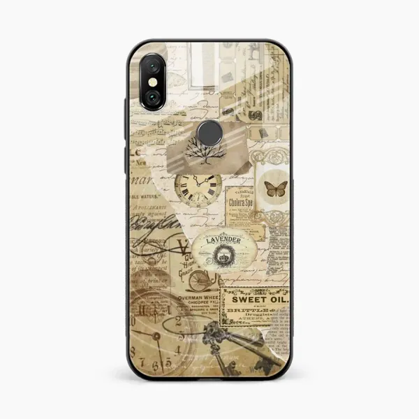 Vintage Redmi 6 Pro Back Cover