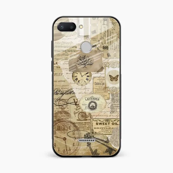 Vintage Redmi 6 Back Cover