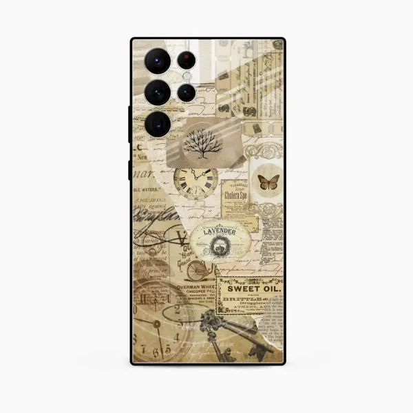 Vintage Samsung S22 Ultra Back Cover