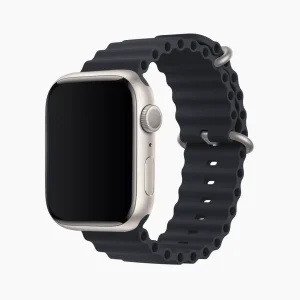 Ocean Silicone Watch Strap & Band - Dark Blue (42/44/45/49mm)